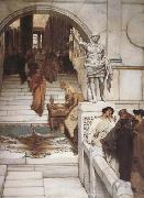 Alma-Tadema, Sir Lawrence An Audience at Agrippa's (mk23) Sweden oil painting artist
